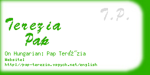 terezia pap business card